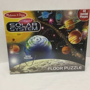 Melissa & Doug 48 Piece Solar System Extra Large Jumbo Floor Puzzle New